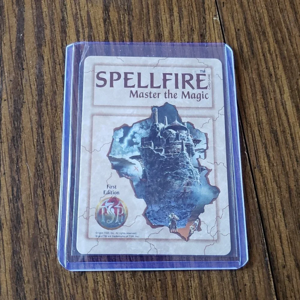 TSR Spellfire CCG 1st Ed. AD&D Crystal Of The Ebon Flame Card #153